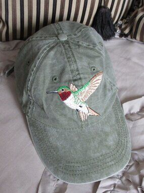 embroidered cotton ball cap